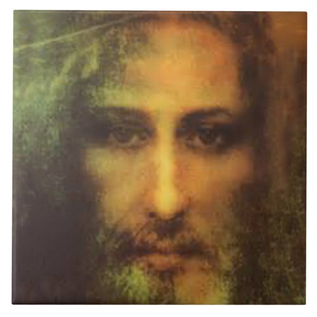 THE HOLY FACE OF OUR LORD AND SAVIOR, JESUS CHRIST TILE (Front)