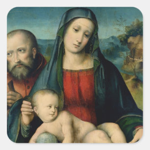 The Holy Family 2 Square Sticker