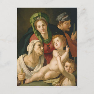 The Holy Family - Agnolo Bronzino Postcard