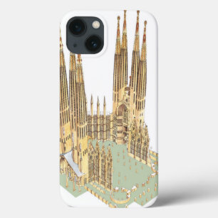 The Holy Family Antonio Gaudi. Barcelona Spain iPhone 13 Case