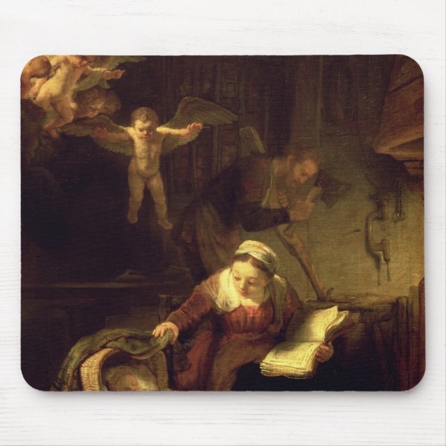 The Holy Family, c.1645 Mouse Pad (Front)