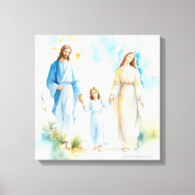 The Holy Family Canvas Print (Front)