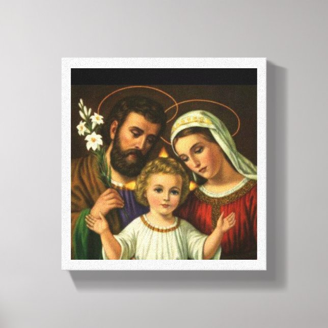 The Holy Family Canvas Print (Front)
