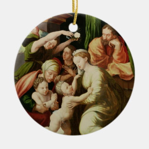 The Holy Family Ceramic Tree Decoration
