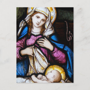 The Holy Family Depicting Madonna and Child Postcard