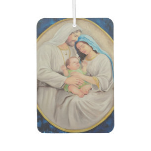The Holy Family: Divine Love Portrait Car Air Freshener