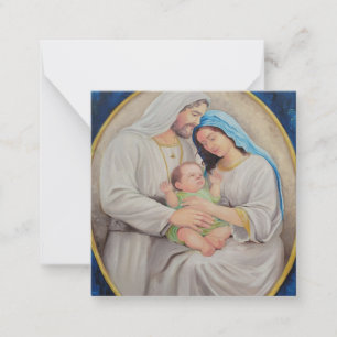 The Holy Family: Divine Love Portrait Card