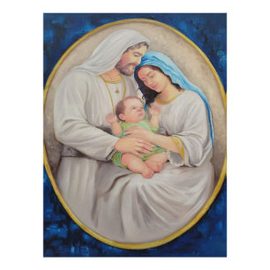 The Holy Family: Divine Love Portrait Photo Print