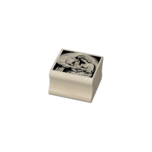 The Holy Family: Divine Love Portrait Rubber Stamp
