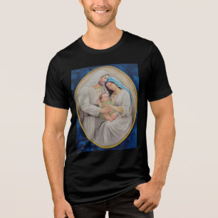 The Holy Family: Divine Love Portrait Tri-Blend Shirt