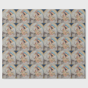 The Holy Family: Divine Love Portrait Wrapping Paper