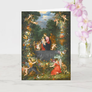 The Holy Family, Jan Brueghel  Card