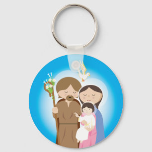 The Holy Family Key Ring