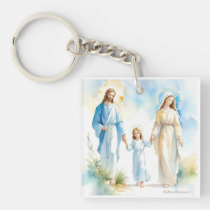 The Holy Family Key Ring