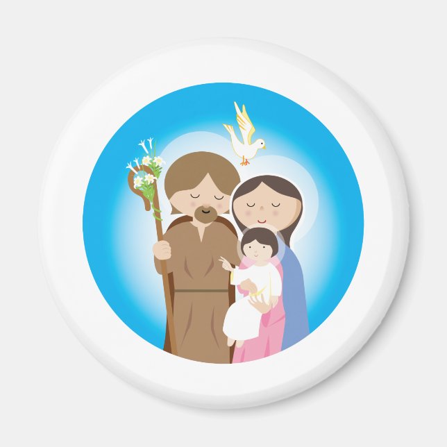 The Holy Family Magnet (Front)
