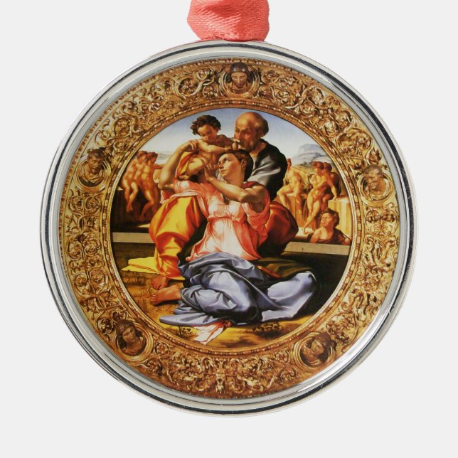The Holy Family Metal Tree Decoration (Front)