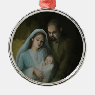 The Holy Family Metal Tree Decoration