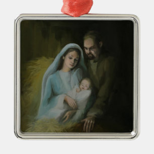 The Holy Family Metal Tree Decoration