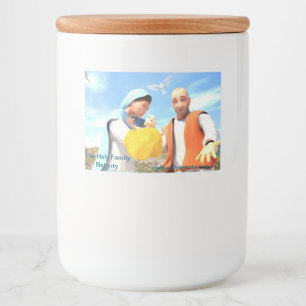 The Holy Family - Nativity    Food Label