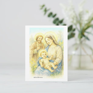 The Holy Family - Nativity Postcard