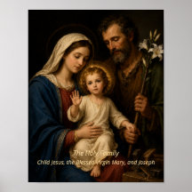 The Holy Family of Jesus, Mary, and Joseph