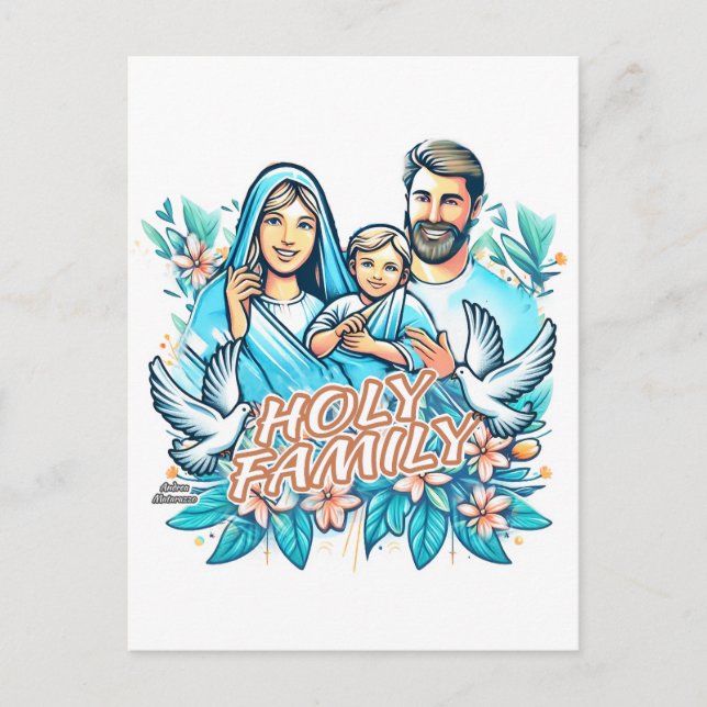 The Holy Family Postcard (Front)