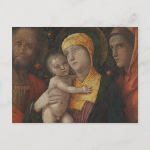 The Holy Family with Saint Mary Magdalene Postcard