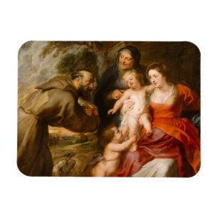 The Holy Family with Saints Magnet