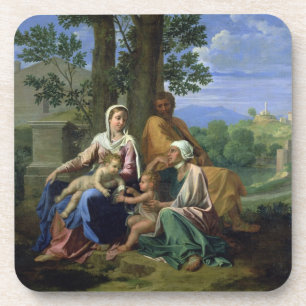 The Holy Family with SS. John, Elizabeth and the I Coaster