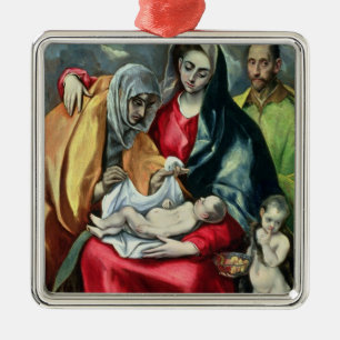The Holy Family with St.Elizabeth, 1580-85 Metal Tree Decoration