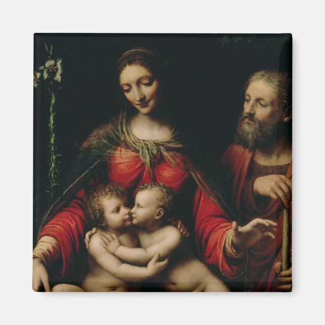 The Holy Family with the Infant St. John Magnet (Front)