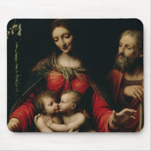 The Holy Family with the Infant St. John Mouse Pad
