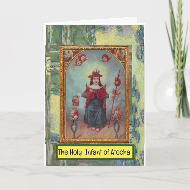 The Holy  Infant of Atocha Card (Front)