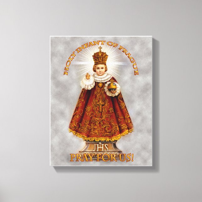 The Holy Infant of Prague Canvas Print (Front)