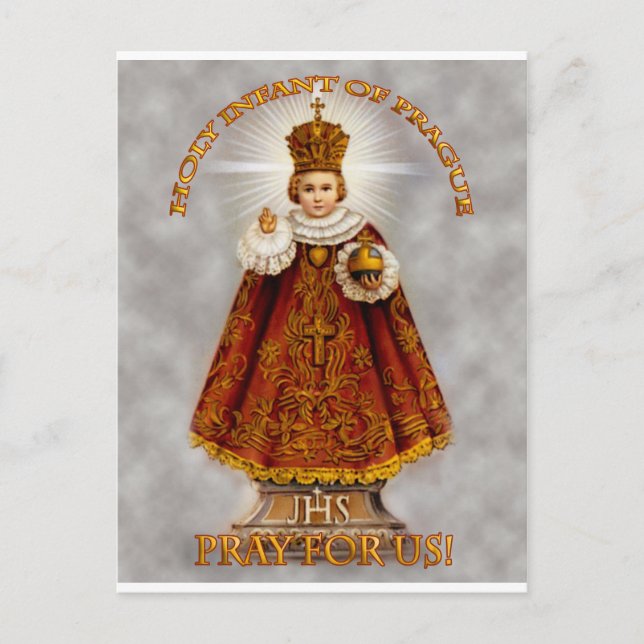 The Holy Infant of Prague Postcard (Front)