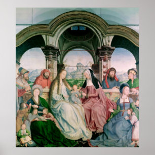 The Holy Kinship, or the Altarpiece of St. Poster