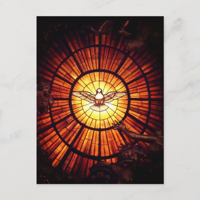 The Holy Spirit (Bernini) Postcard (Front)