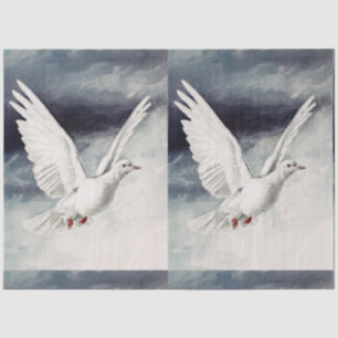 The holy spirit in the form of a Dove Tissue Paper