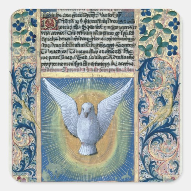 The Holy Spirit Square Sticker (Front)
