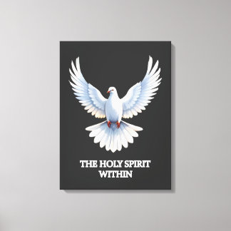 The Holy Spirit Within (dove) 1 Canvas Print