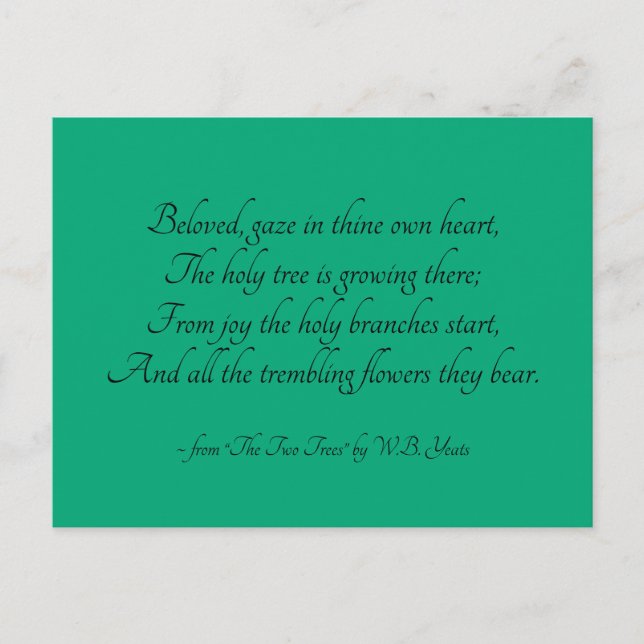 The Holy Tree Postcard (Front)