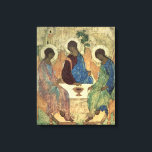 The Holy Trinity, 1420s Canvas Print<br><div class="desc">The Holy Trinity,  1420s | by Andrei Rublev | Art Location: Tretyakov Gallery,  Moscow,  Russia | Russian Artist | Image Collection Number: BAL39517</div>
