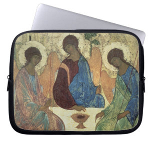 The Holy Trinity, 1420s (tempera on panel) Laptop Sleeve