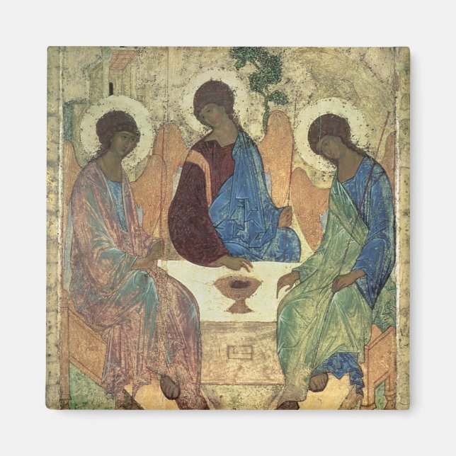 The Holy Trinity, 1420s (tempera on panel) Magnet (Front)
