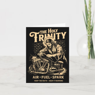 The Holy Trinity Air Fuel Spark Keep The Faith Card