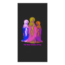 The Holy Trinity of Pop Multicolored Virgin Mary