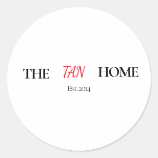 The Home Personalized Mug Classic Round Sticker