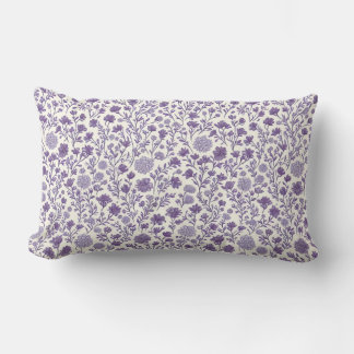 The Home Studio Lavender Bloom Duvet Cover Lumbar Cushion