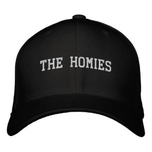 'The Homies' Cool Gift Wedding Photographs  Embroidered Hat