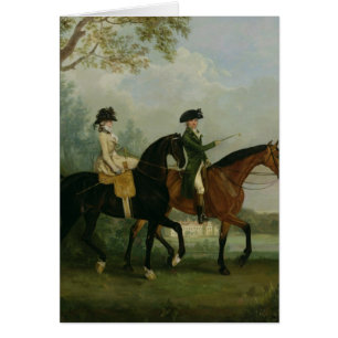 The Hon. Marcia Pitt Riding with her Brother, the